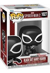 imagen Funko Pop Marvel Spiderman 2 Figura Black Suit Harry Osborn con Cabeza Oscilante