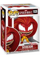 imagen Funko Pop Marvel Spiderman 2 Figura Scream con Cabeza Oscilante