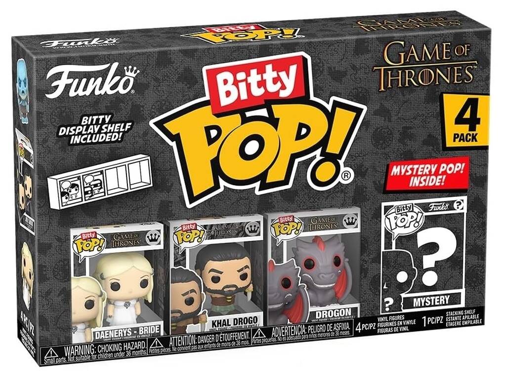 Funko Pop Bitty Juego de Tronos Pack 4 Mini Figuras con Daenerys