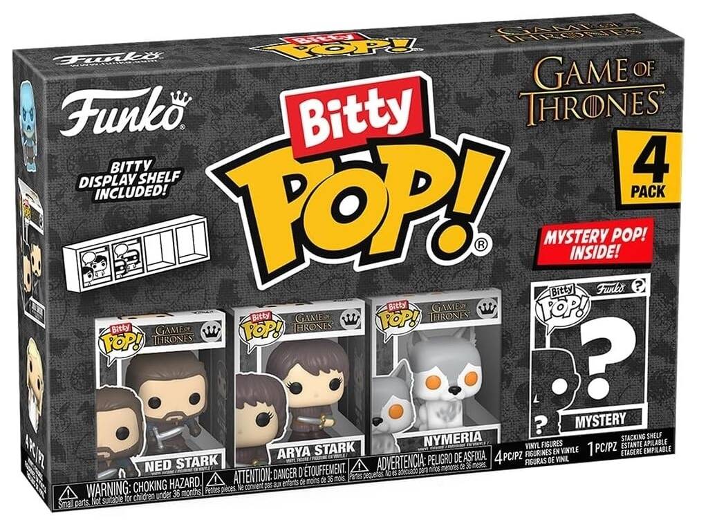 Funko Pop Bitty Game of Thrones 4 Pack Mini Figures avec Ned Stark