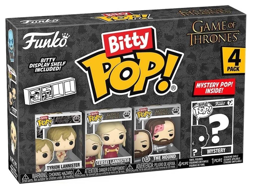 Funko Pop Bitty Juego de Tronos Pack 4 Mini Figuras con Tyrion Lannister