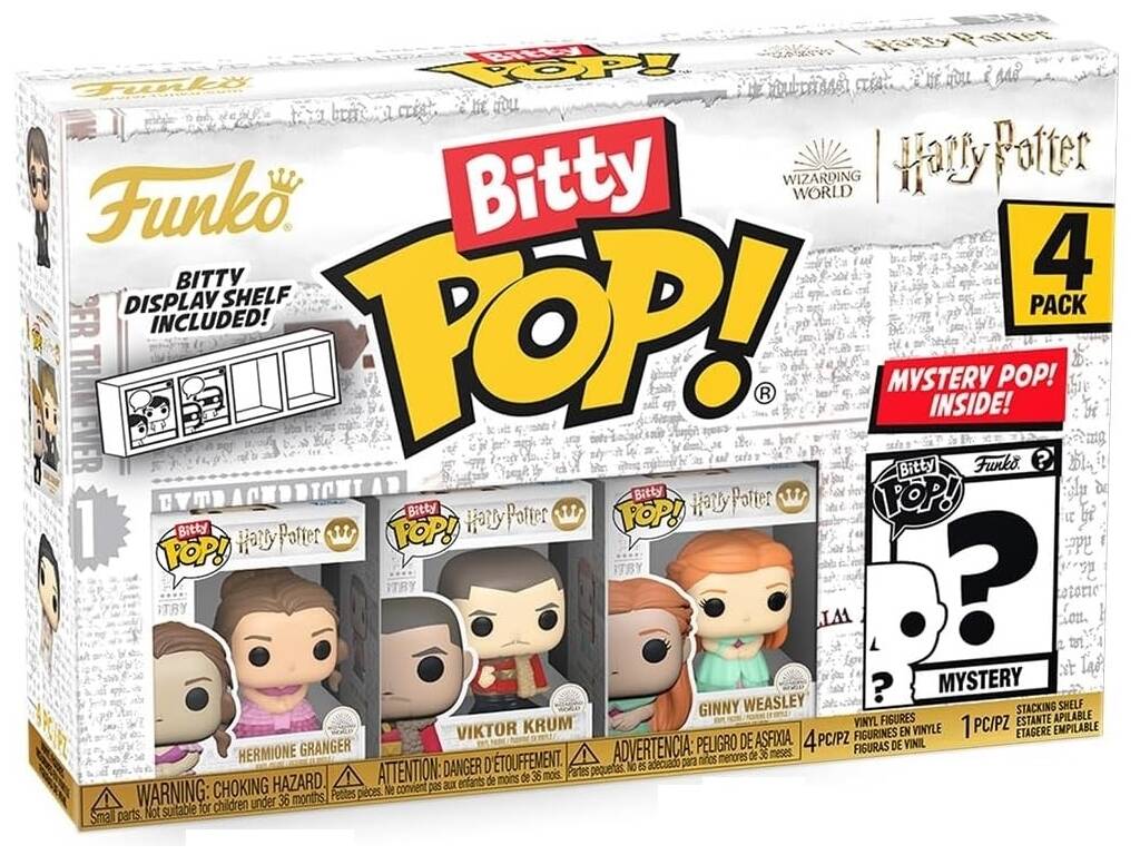 Funko Pop Bitty Harry Potter Pack 4 Mini Figuras con Hermione Granger