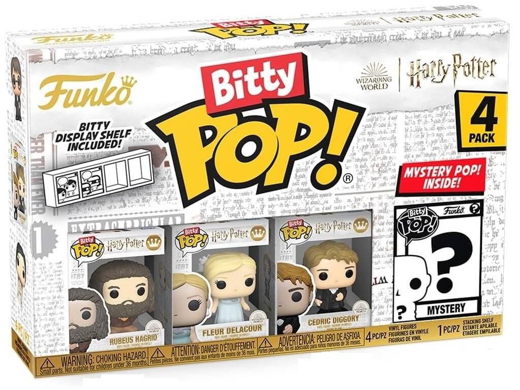 Funko Pop Bitty Harry Potter Pack 4 Mini Figuras con Rubeus Hagrid