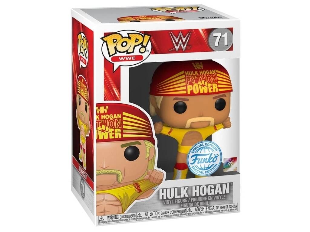 Funko Pop WWE Figura Hulk Hogan Edición Especial