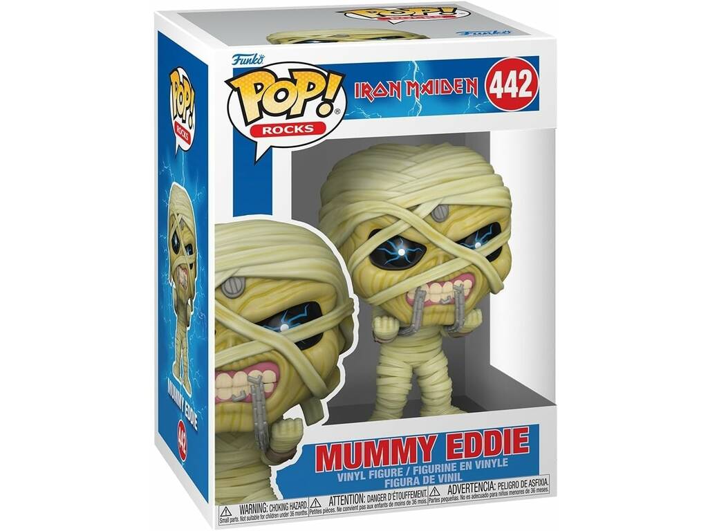 Funko Pop Rocks Iron Maiden Figura Mummy Eddie