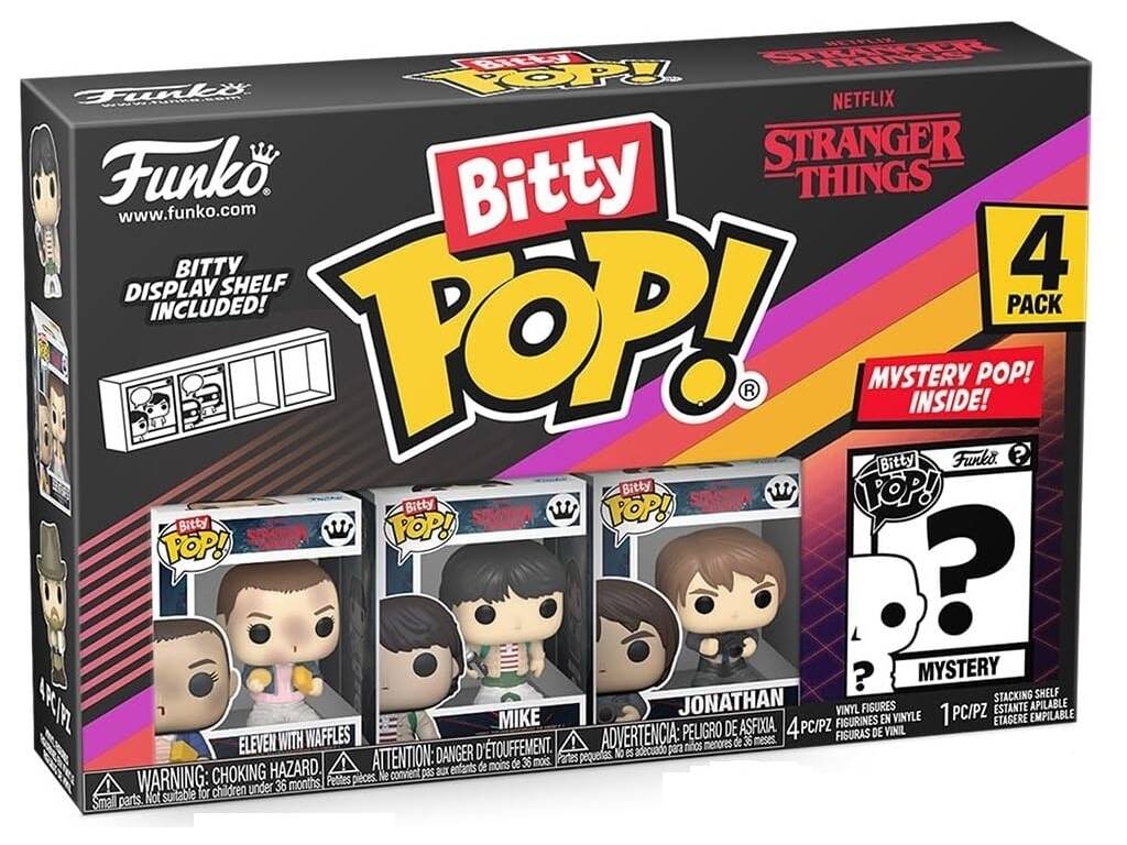 Funko Pop Bitty Stranger Things Pack 4 Mini Figuras con Eleven