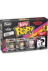 Funko Pop Bitty Stranger Things Pack 4 Mini Figuren mit Hopper