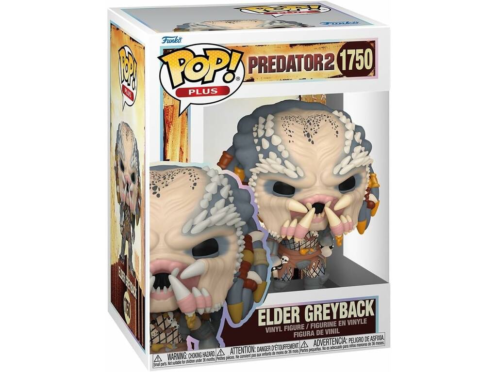 Funko Pop Plus Predator 2 Figura Elder Greyback