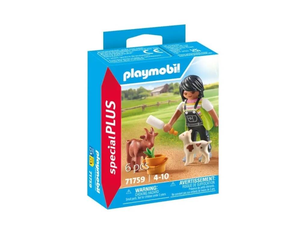 Playmobil Special Plus Femme avec chèvres