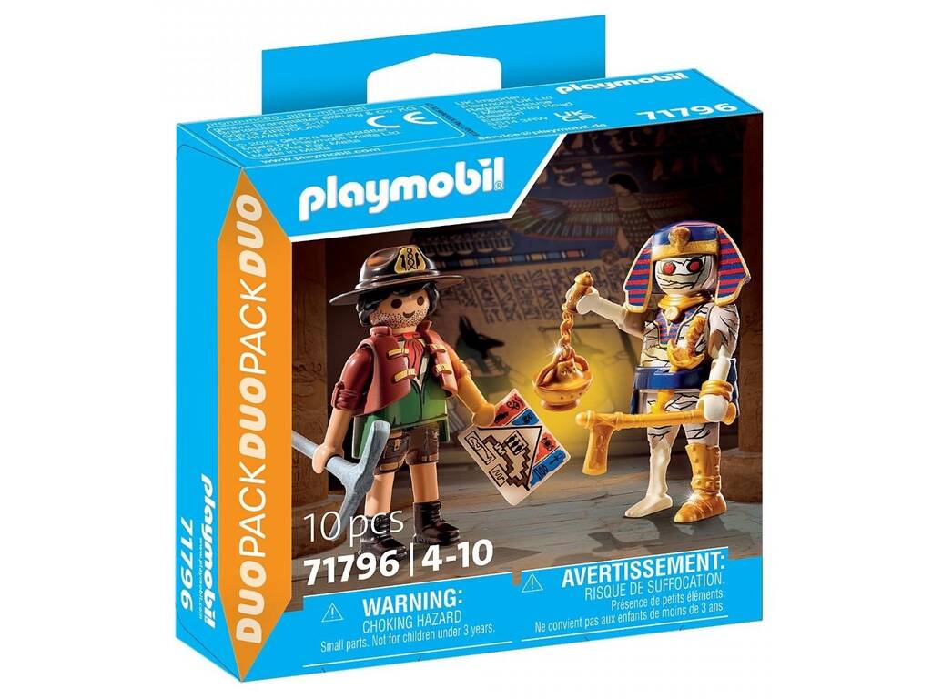 Playmobil Duopack chasseur de trésor et momie