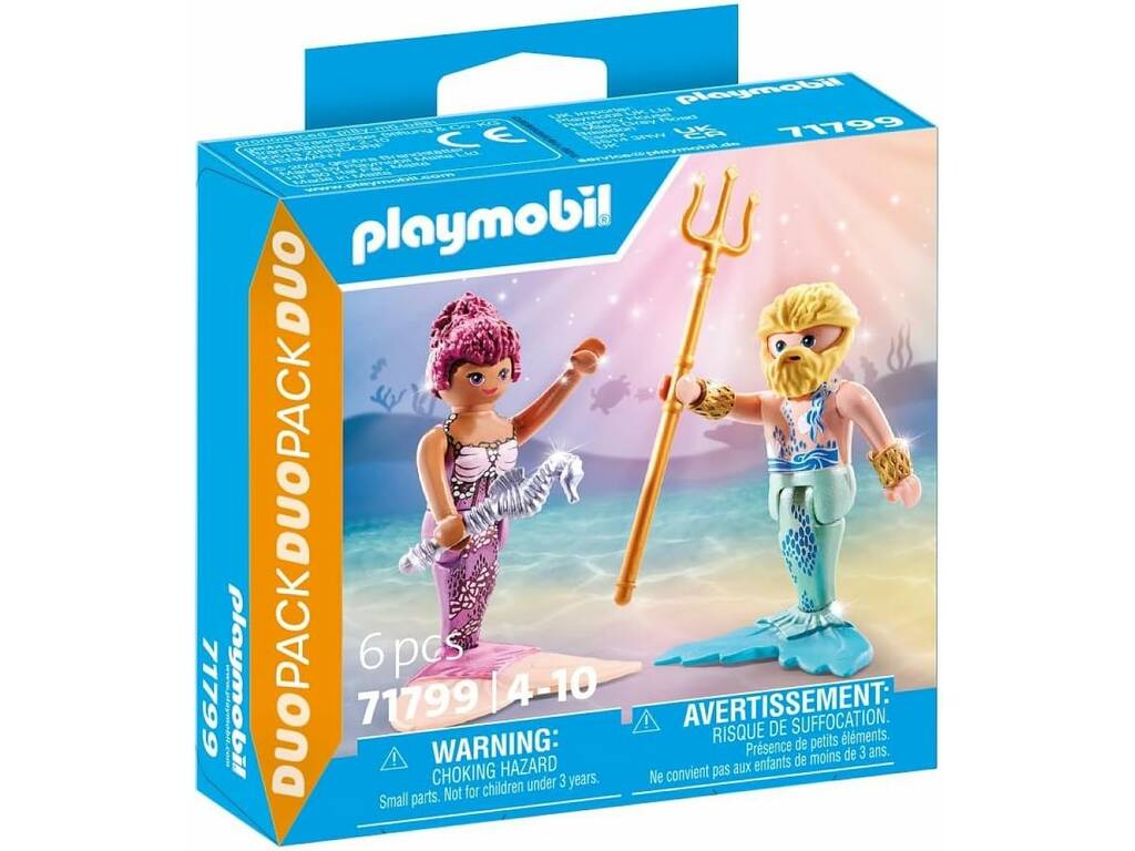 Playmobil Duopack Sirena e Tritone