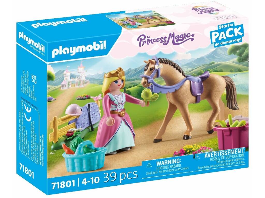 PLAYMOBIL Princess Garden Starter Pack - Croquet Game With Figures & Accessories
