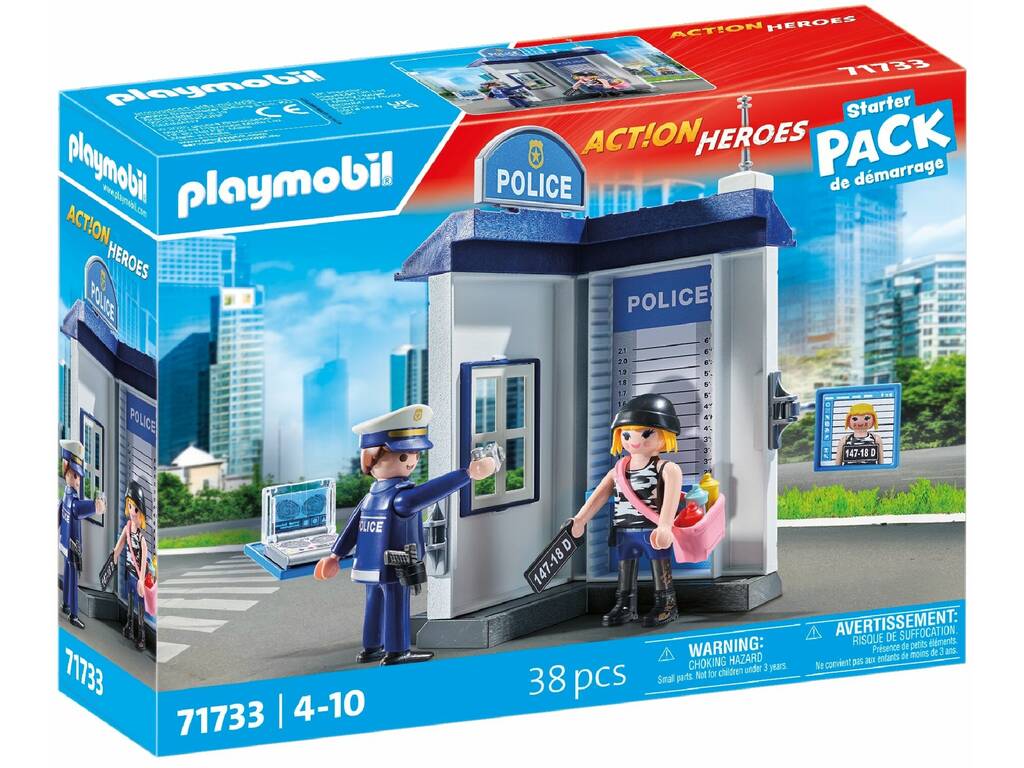 Playmobil Action Heroes Starter Pack Sala de Polícia