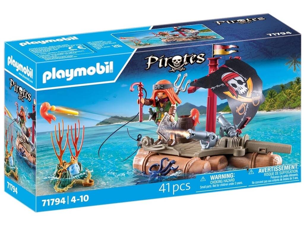 Playmobil Pirates Bote Pirata com Tesouro