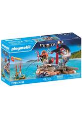 imagen Playmobil Pirates Bote Pirata com Tesouro