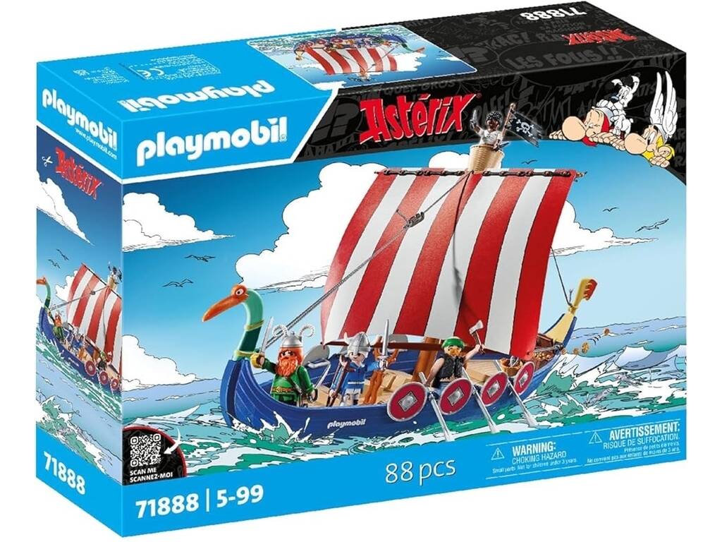 Playmobil Astérix bateau pirate
