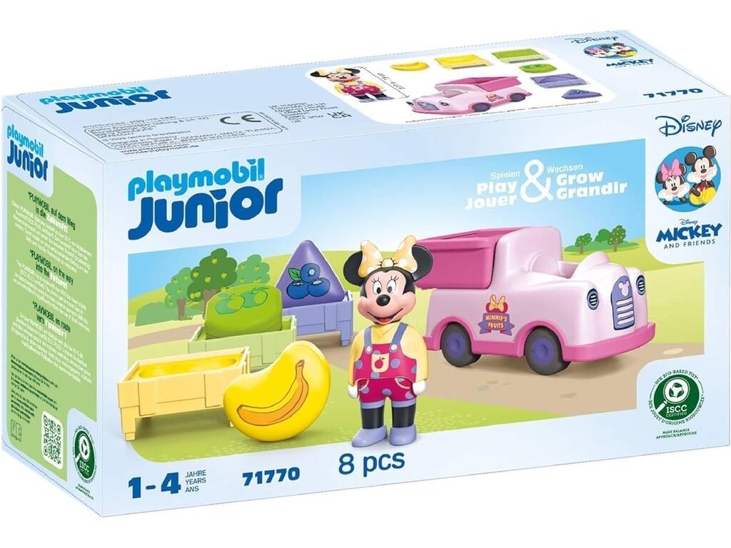 Playmobil Junior Disney El Camión de la Fruta de Minnie Mouse