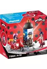 Playmobil Miraculous Ladybug Scooter Ride in Paris