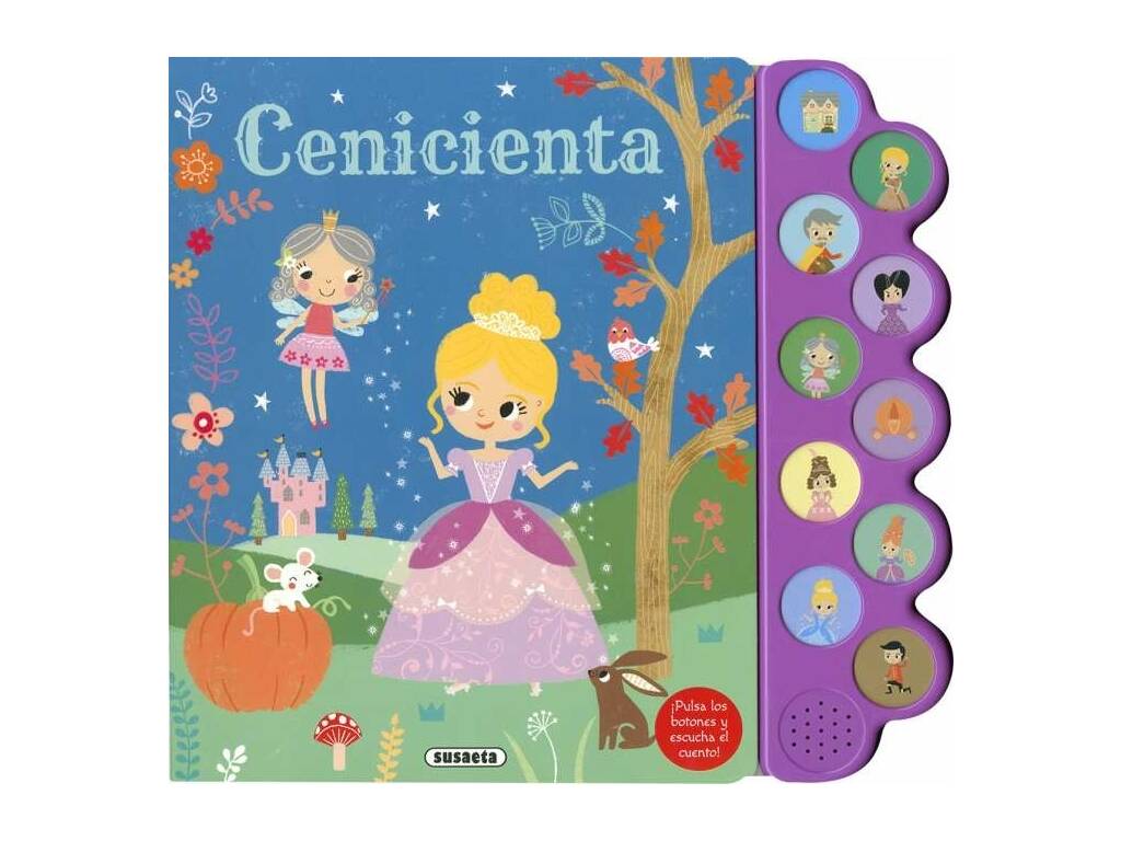 Livre Écoute l'histoire de Cendrillon avec des sons