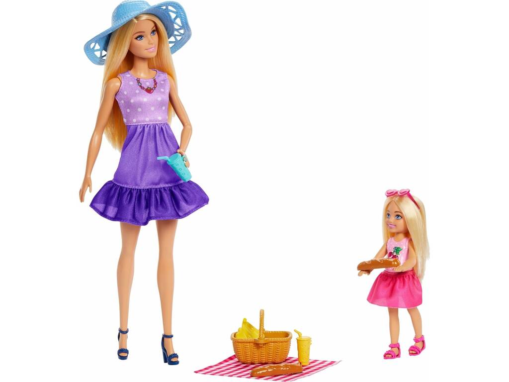 Barbie Famille et Amis Pack de poupées Barbie et Chelsea