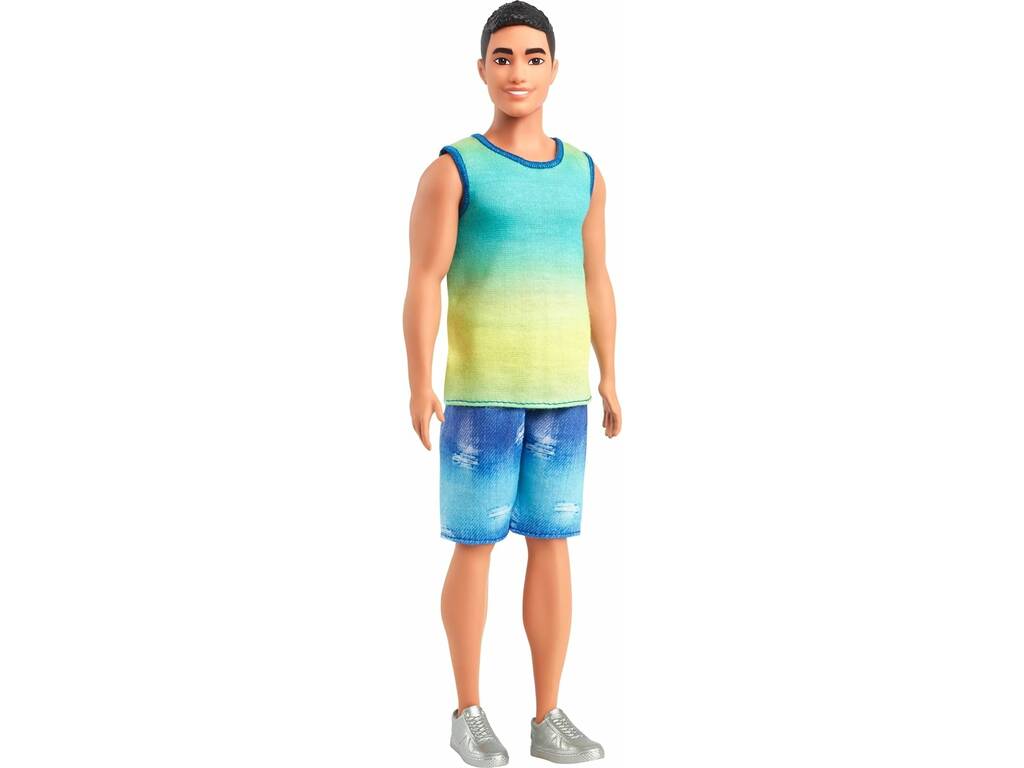 Barbie Fashionista Muñeco Ken Con Camiseta Sin Mangas