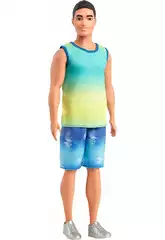 Barbie Fashionista Muñeco Ken Con Camiseta Sin Mangas