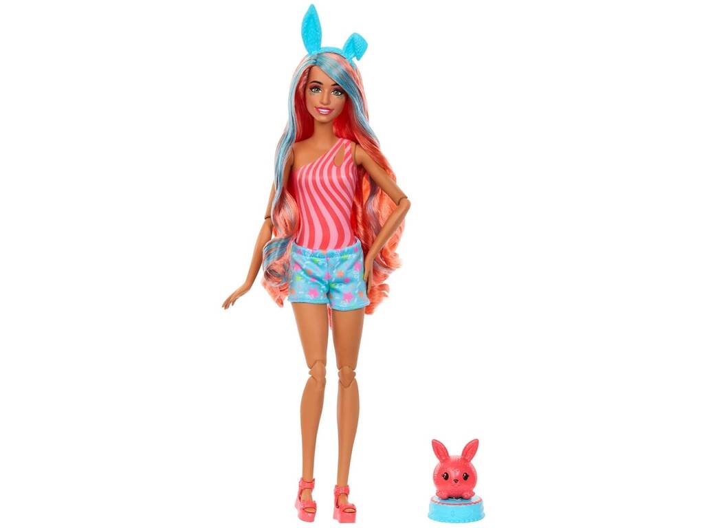 Barbie Pop Reveal Frullati di Animali Bambola, Coniglietto e Accessori