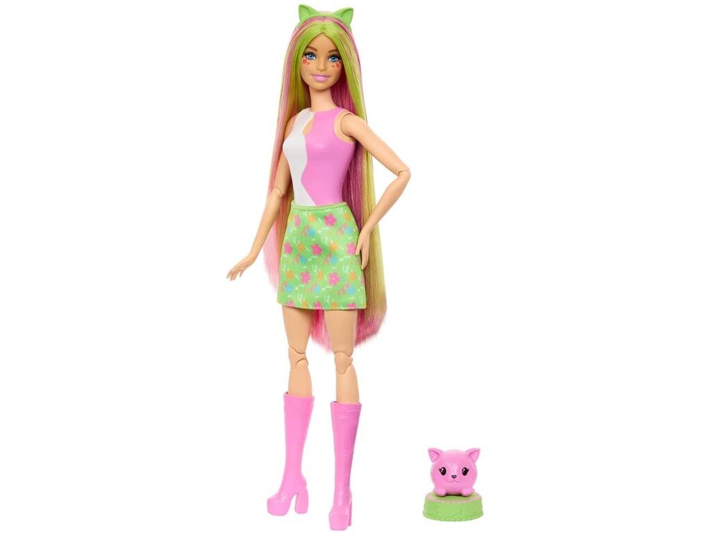 Barbie Pop Reveal Frullati di animali Bambola, Cucciolo e Accessori