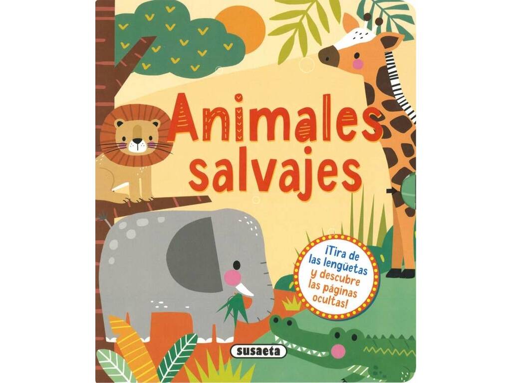 Livre de pages cachées Animaux sauvages avec onglets
