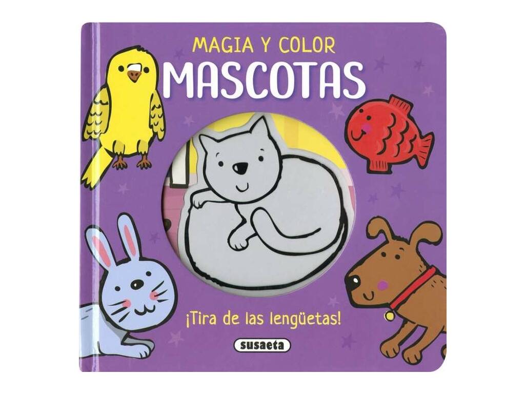 Magie du livre et animaux de couleur