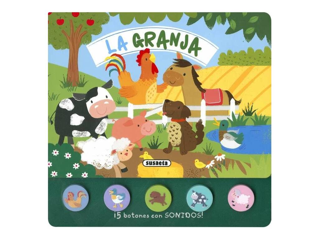 Livre cinq sons La ferme aux boutons