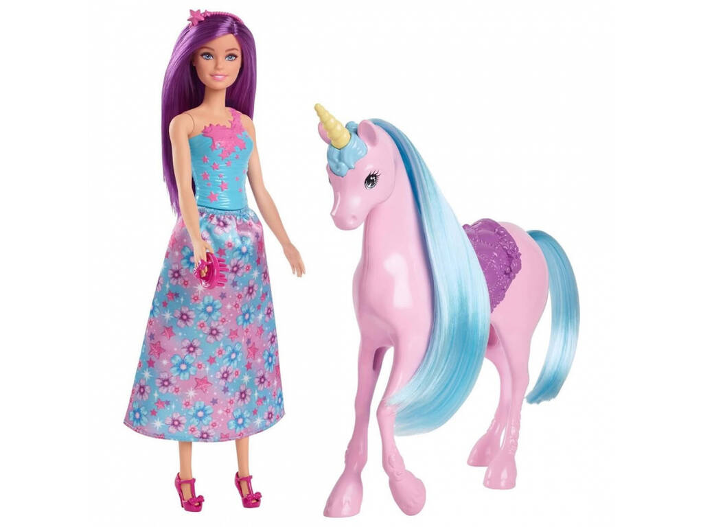 Barbie et sa licorne