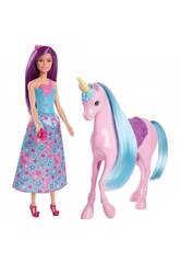 Barbie et sa licorne