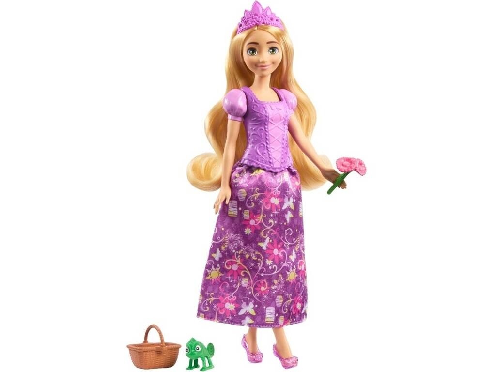 Princesas Disney Boneca Rapunzel Histórias de Rapunzel 2 em 1