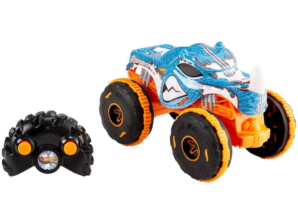 Hot Wheels Monster Trucks Véhicule Rhinomite Radio Control