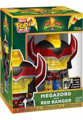 imagen Funko Pop Bitty Bot Power Rangers Figura Megazord con Power Ranger Rosso