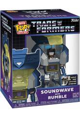 imagen Funko Pop Bitty Bot Figura Transformers Soundwave con Rumble