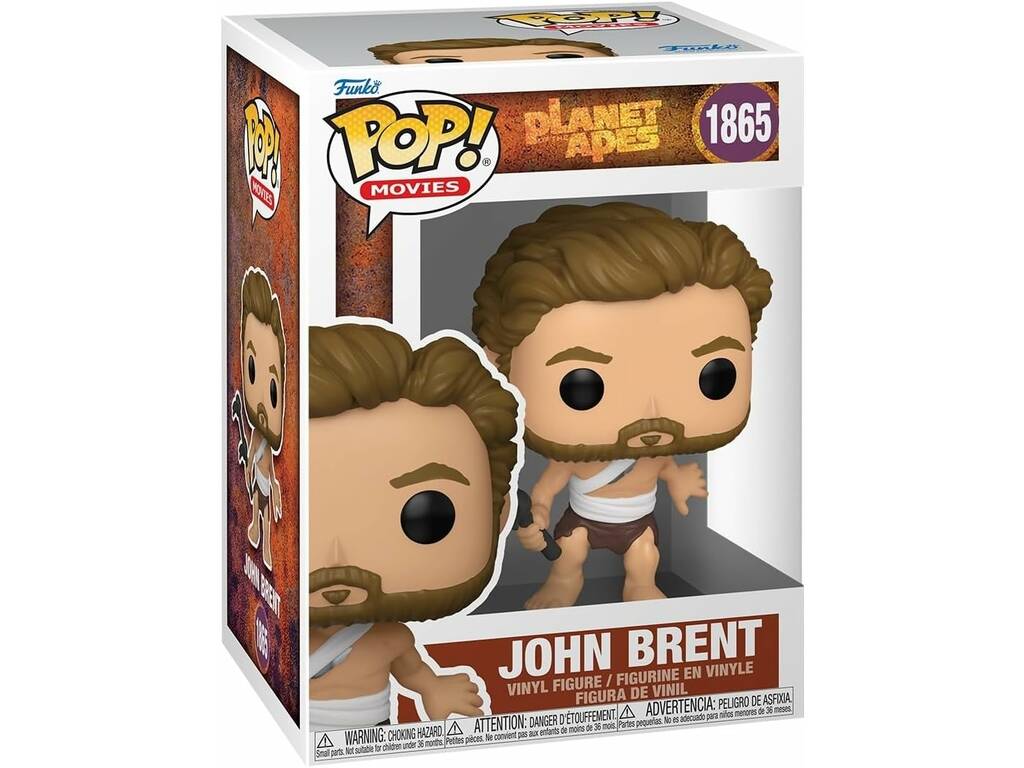 Funko Pop Movies Planet of the Apes Figure John Brent