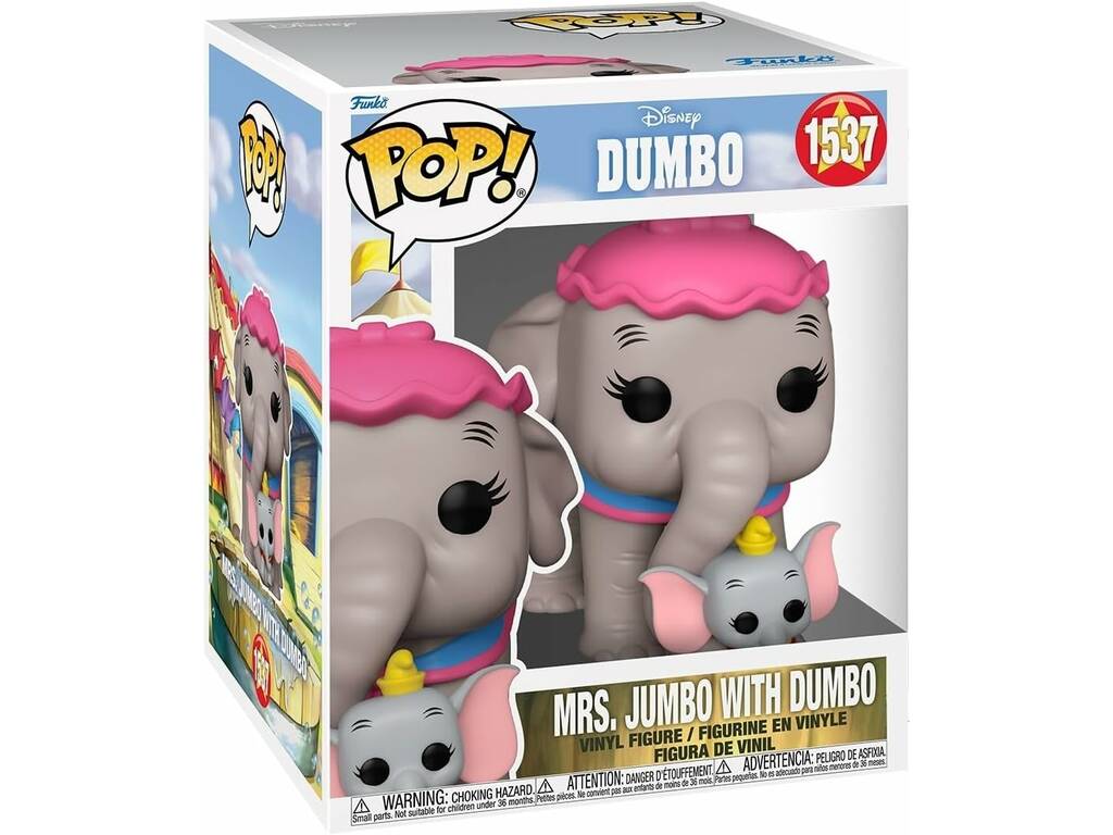 Funko Pop Disney Dumbo Figura Sra. Jumbo con Dumbo