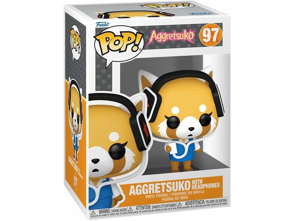 Funko Pop Aggretsuko By Sanrio Figura Aggretsuko con Auriculares