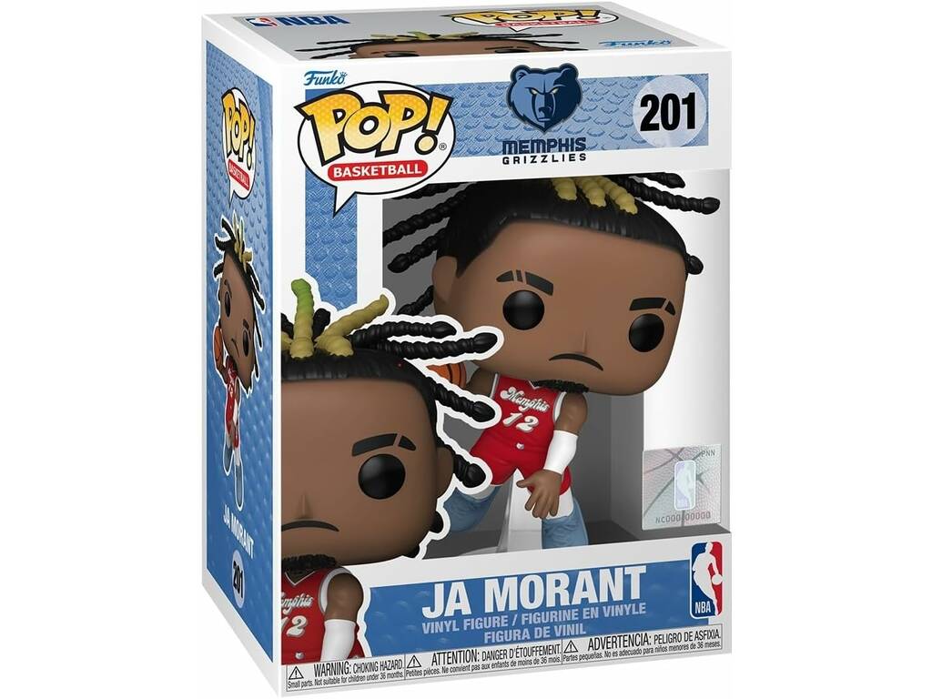 Funko Pop Basketball NBA Memphis Grizzlies Figura Ja Morant