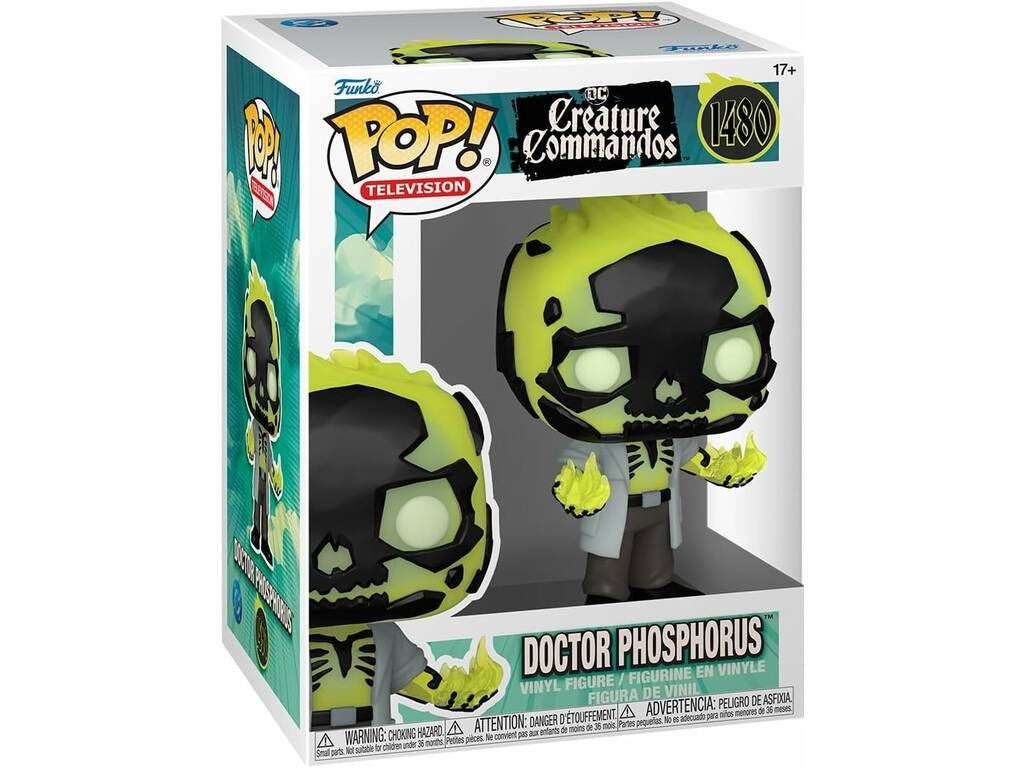 Funko Television DC Creature Commandos Figura Doctor Phosphorus