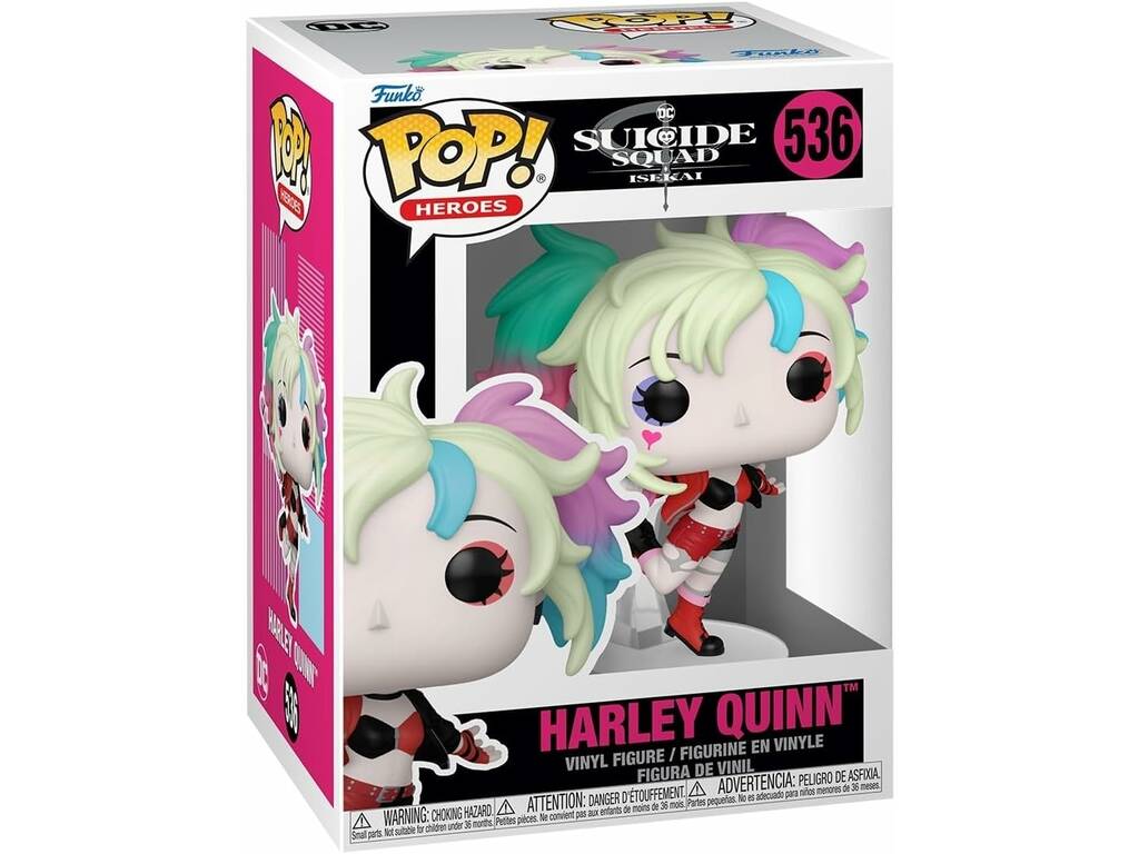 Funko Pop Heroes DC Suicide Squad Isekai Figure Harley Quinn