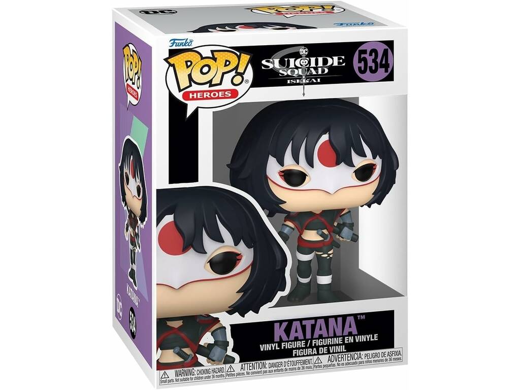 Funko Pop Heroes DC Suicide Squad Isekai Katana Figure