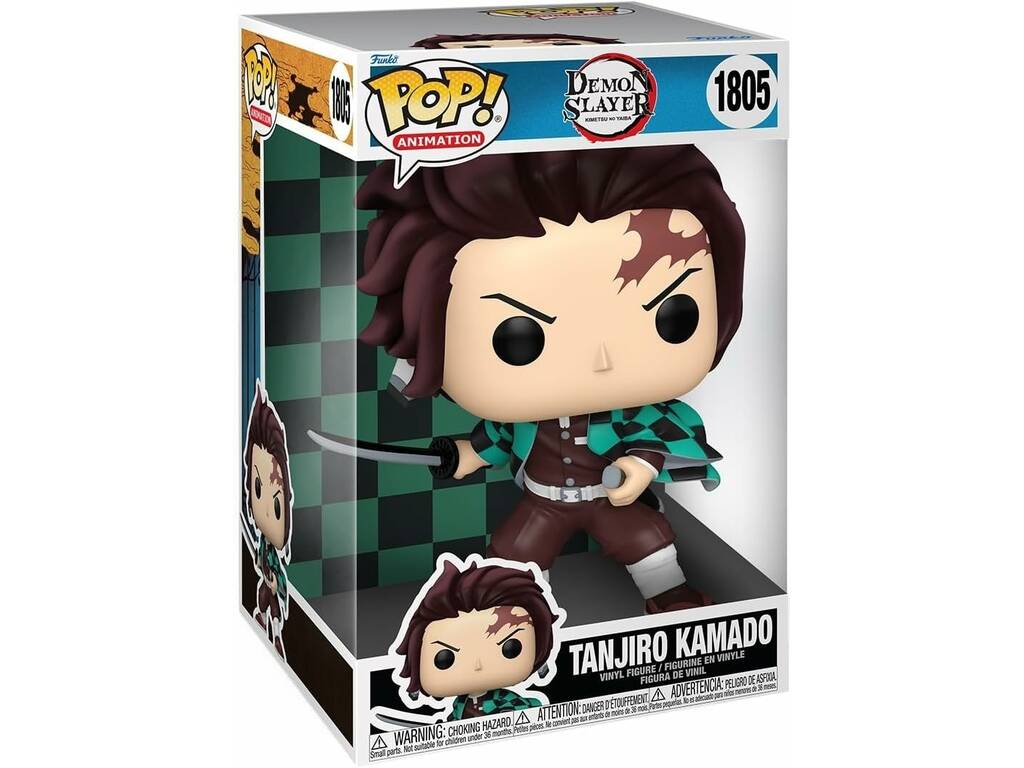 Funko Pop Animation Demon Slayer Figura Jumbo Tanjiro Kamada