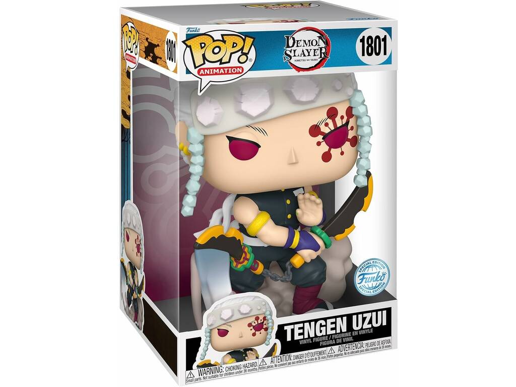 Funko Pop Animation Demon Slayer Figura Jumbo Tengen Uzui