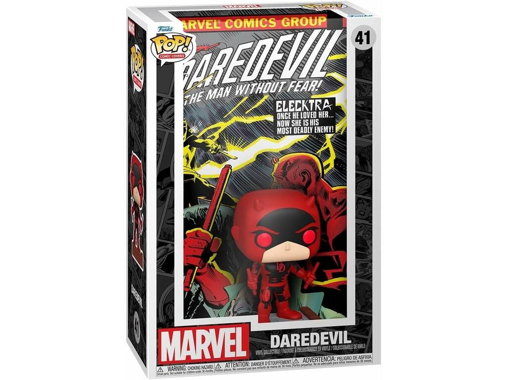 Funko Pop Copertina Fumetto Marvel Daredevil 168 L'Uomo Senza Paura!