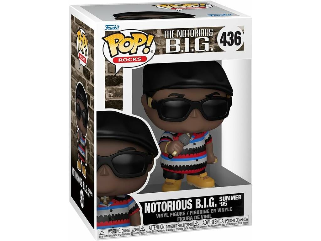 Funko Pop Rocks The Notorious B.I.G. Figure Notorious B.I.G Summer 95