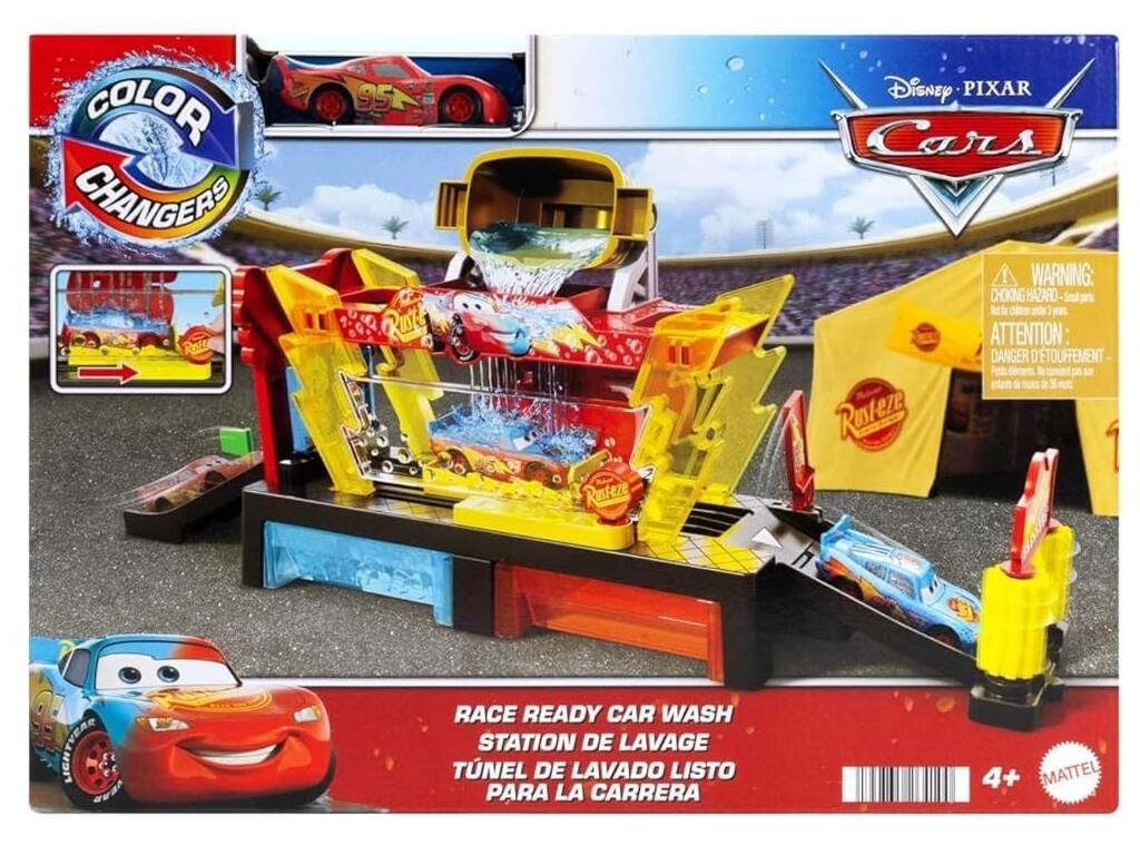 Cars Color Changers Ready to Race Car Wash Tunnel