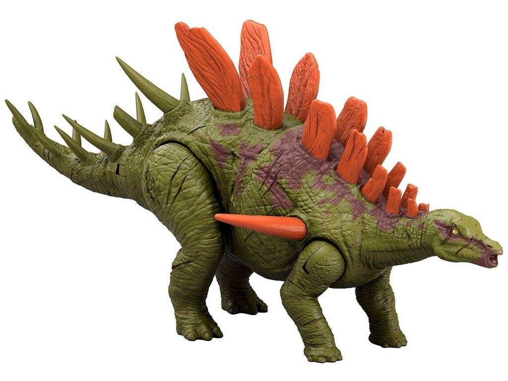 Jurassic World Chaos Theory Figura Kentrosauro Ruggito Selvaggio con suoni